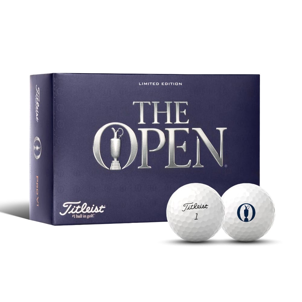Titleist Pro V1 Golf Balls - The Open Limited Edition (6 Balls)